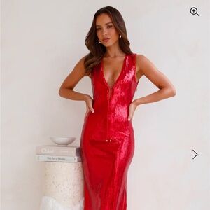 RUNAWAY Blaise sequin Maxi Dress- NWT